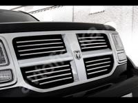 Dodge Nitro (2007-) накладки на решетку радиатора из нержавеющей стали, комплект 16 шт